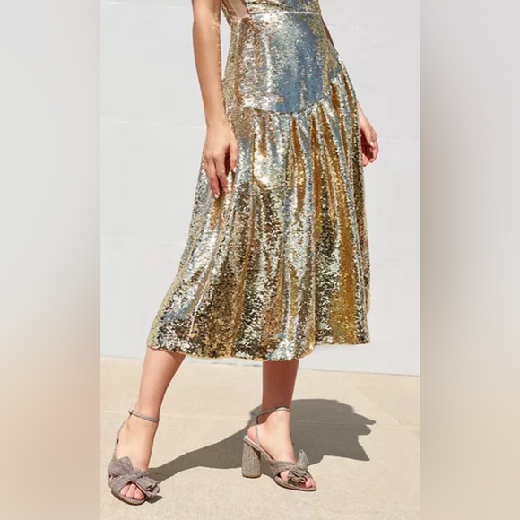 Loeffler Randall Shoes - NIB LOEFFLER RANDALL CAMELLIA CHAMPAGNE PLEATED BOW ROUND HEEL